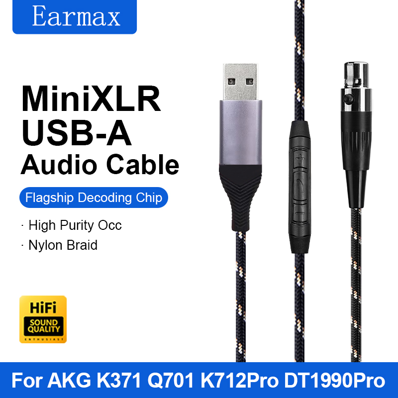 Wired Earphone Lightning - Dla AKG Q701 K240S K272 K371K701