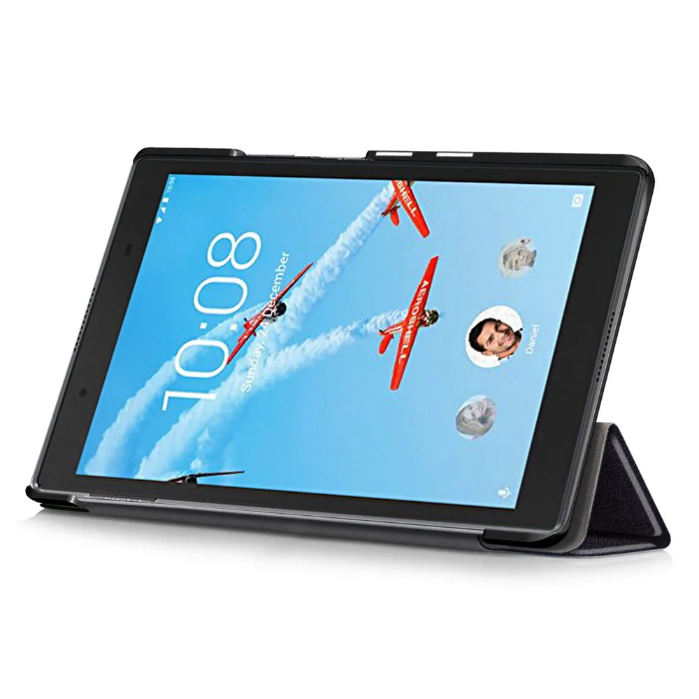 Lenovo Tablet With Accessories - Składany uchwyt ze stojakiem Skórzany pokrowiec
