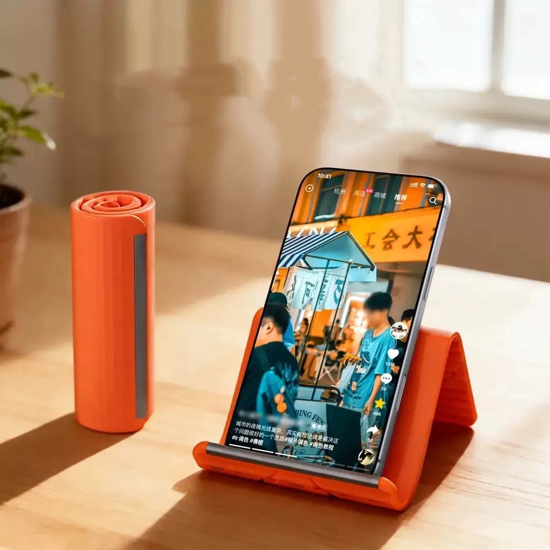 Tablet Accessory - Uniwersalny, przenośny silikonowy stojak na telefon/tablet/laptop,