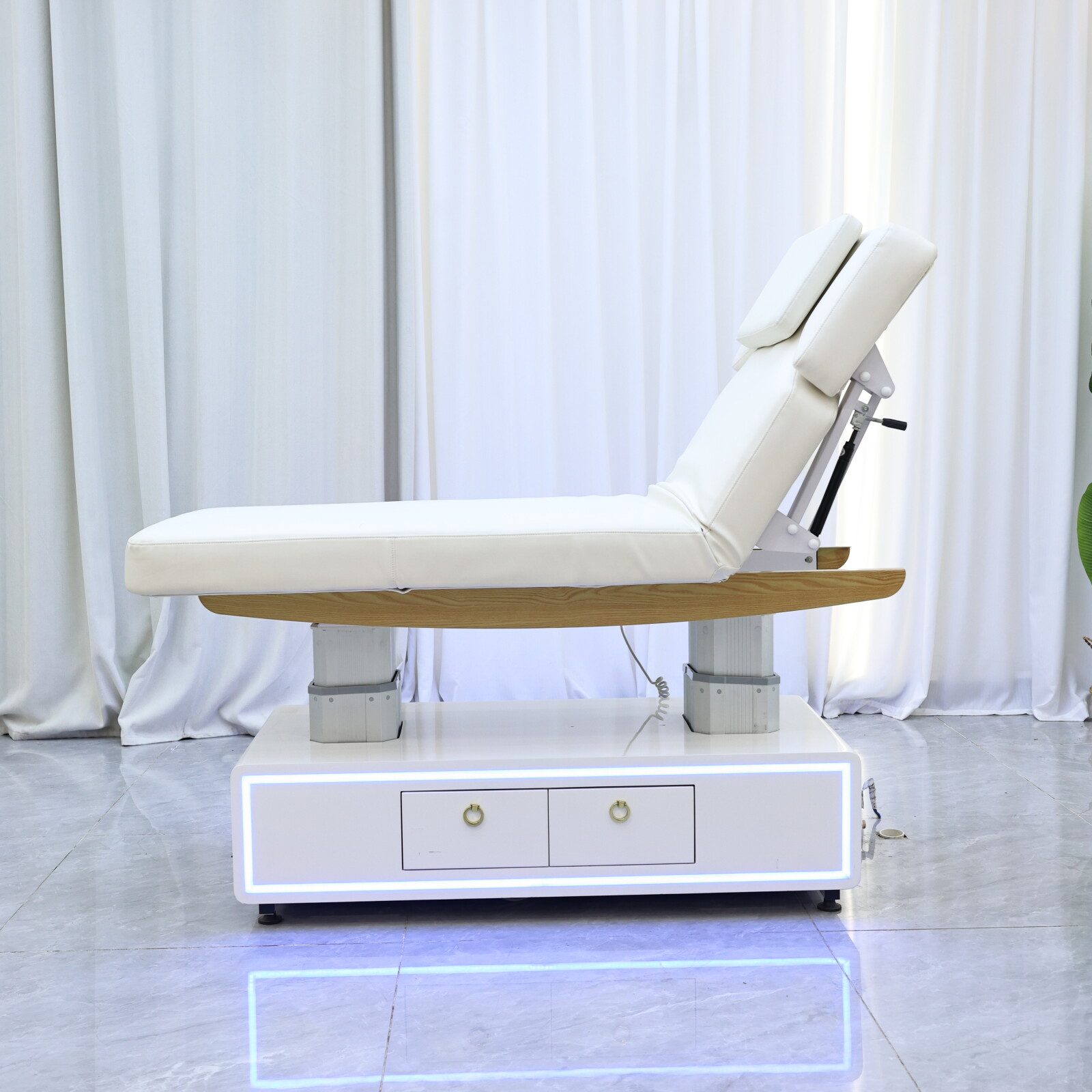 Massage Table Accessories Uk - Elektryczne łóżko kosmetyczne z regulacją wysokości,