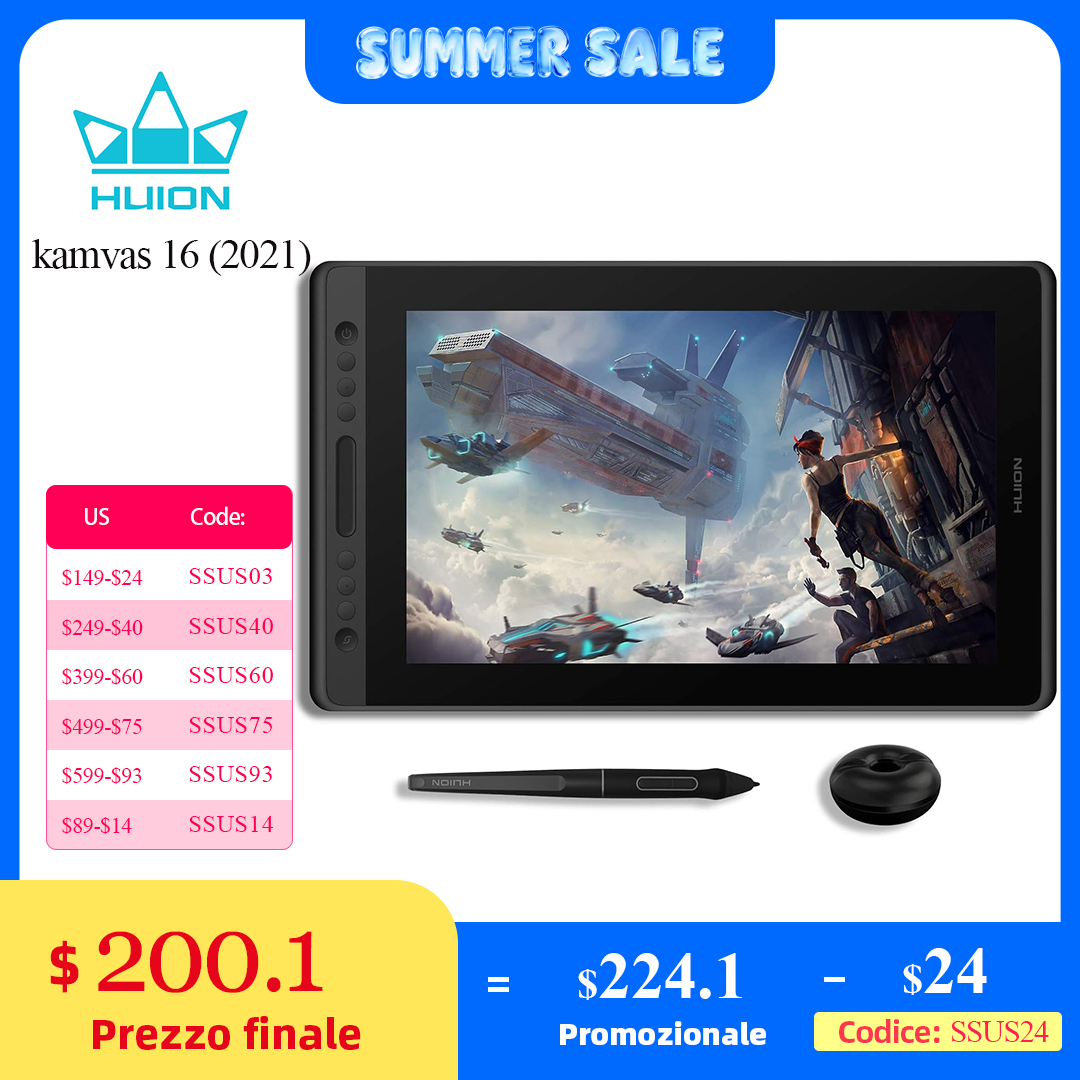 HUION Kamvas 12 11,6-calowy mo – Huion Tablet Accessories recenzja i cena