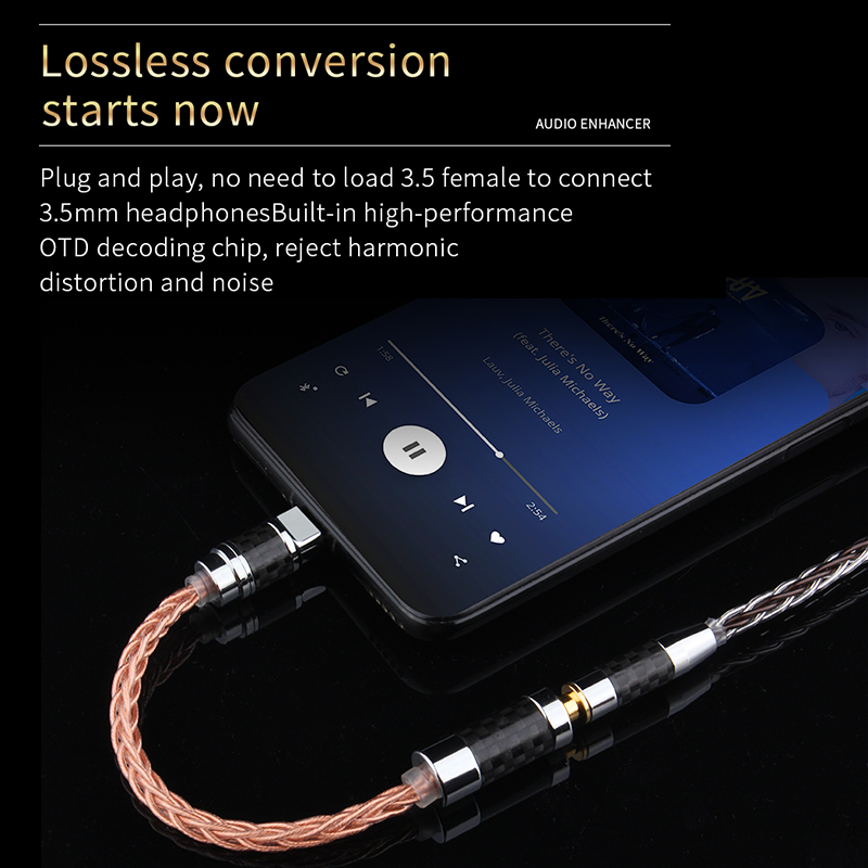 YYTCG typ-C do 2.5/3.5/4.4mm A – Wired Earphone Lightning recenzja i cena