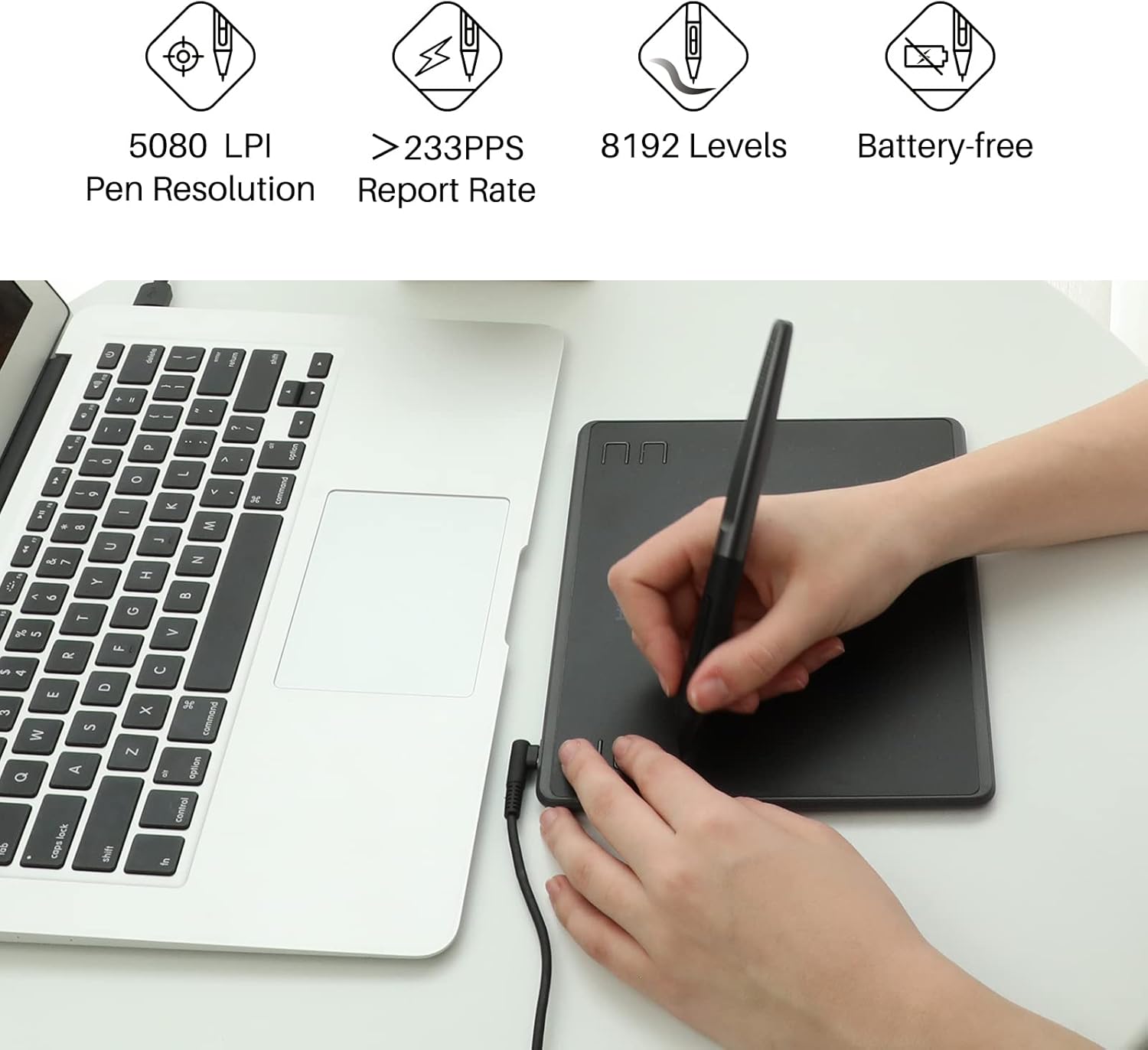 HUION HS64 6x4 cale graficzne  – Graphic Tablet Accessories recenzja i cena
