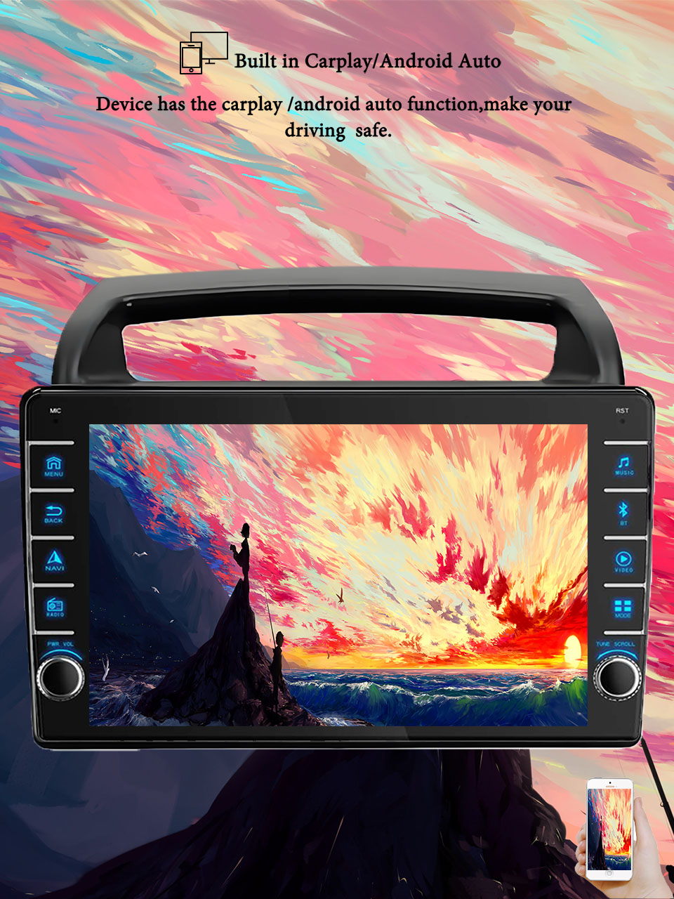 8G+128G Android 14 dla Kia Car – Tablet Danish Mobile & Accessories recenzja i cena