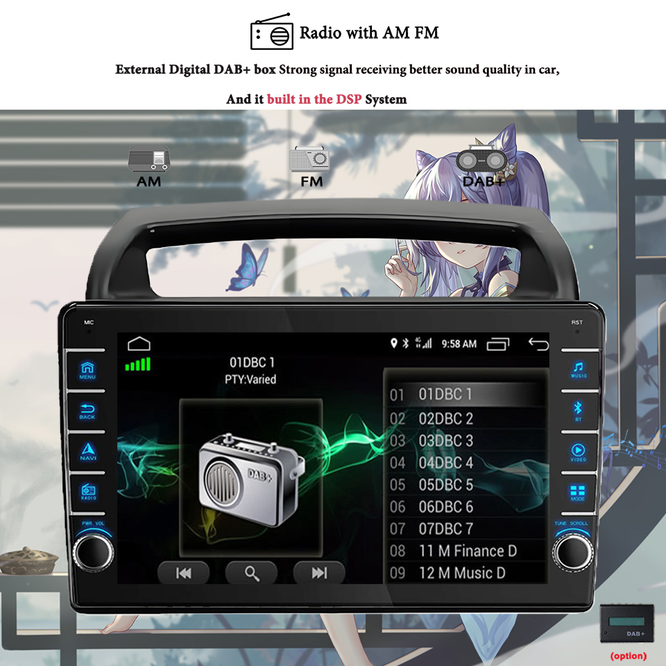 8G+128G Android 14 dla Kia Car – Tablet Danish Mobile & Accessories recenzja i cena
