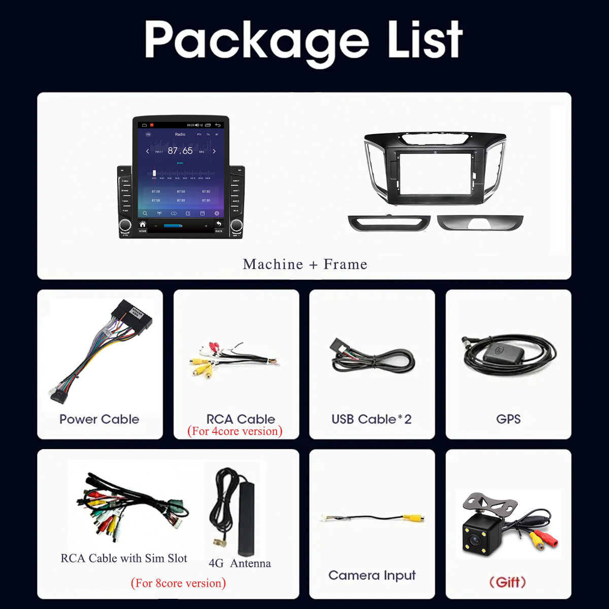 8G+128G Android 14 Radio Samoc – Tablet Danish Mobile & Accessories recenzja i cena