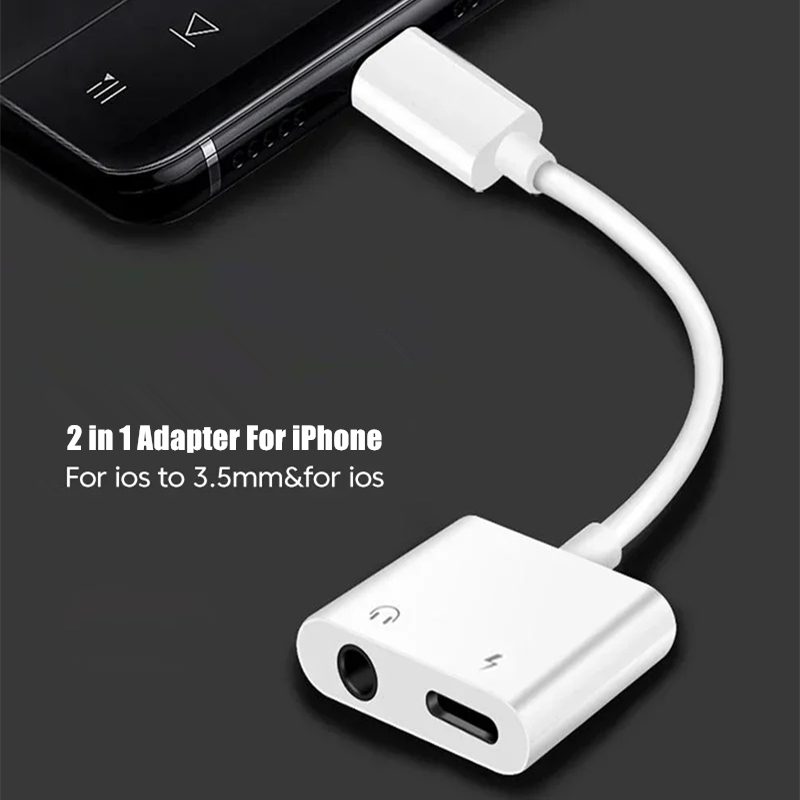Adapter 2 w 1 iOS na 3.5mm Jac – Wired Earphone Lightning recenzja i cena