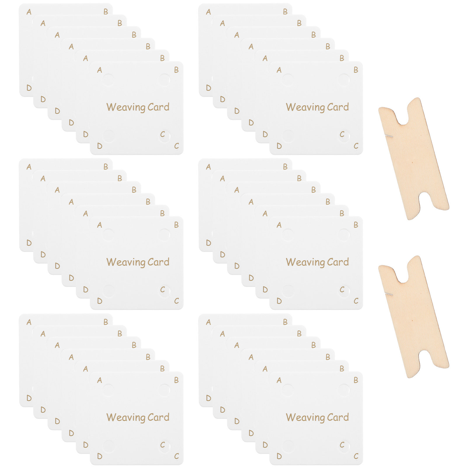 1 zestaw kwadratowych kart do  – Tablet Weaving Accessories recenzja i cena