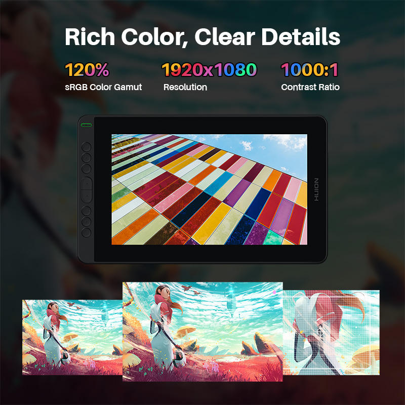 HUION Kamvas 12 Tablet Graficz – Huion Tablet Accessories recenzja i cena