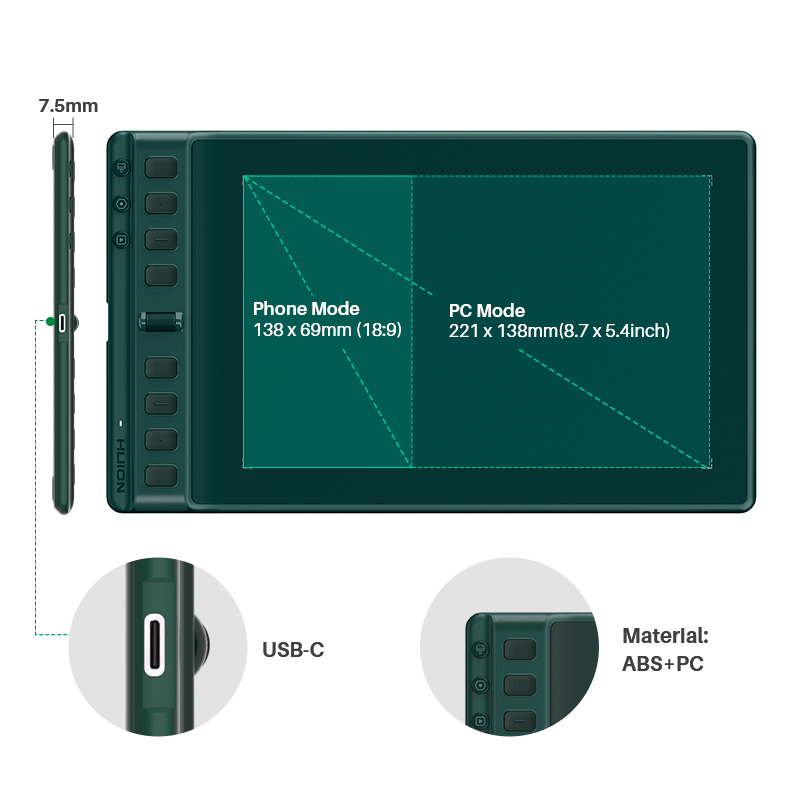 Huion Inspiroy 2 M H951P Table – Huion Tablet Accessories recenzja i cena