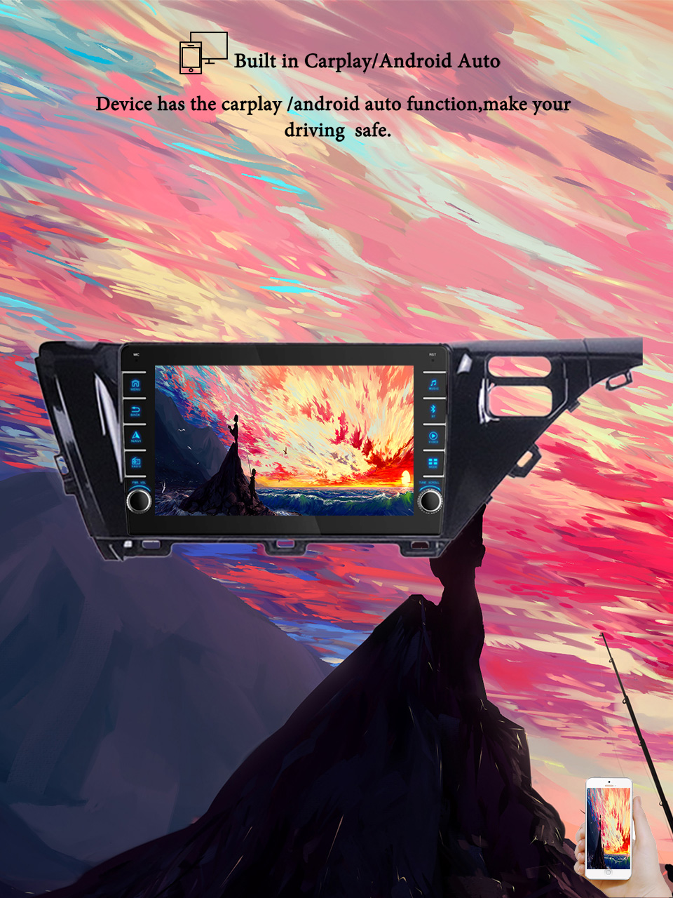 8G+128G Android 14 Radio Samoc – Tablet Danish Mobile & Accessories recenzja i cena